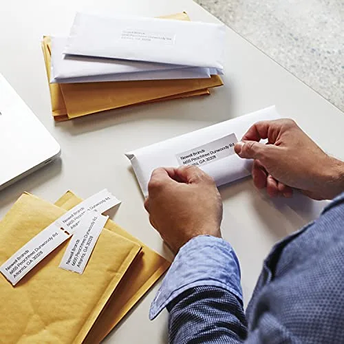 DYMO ▫️ 30252, etiqueta branca para endereço 7