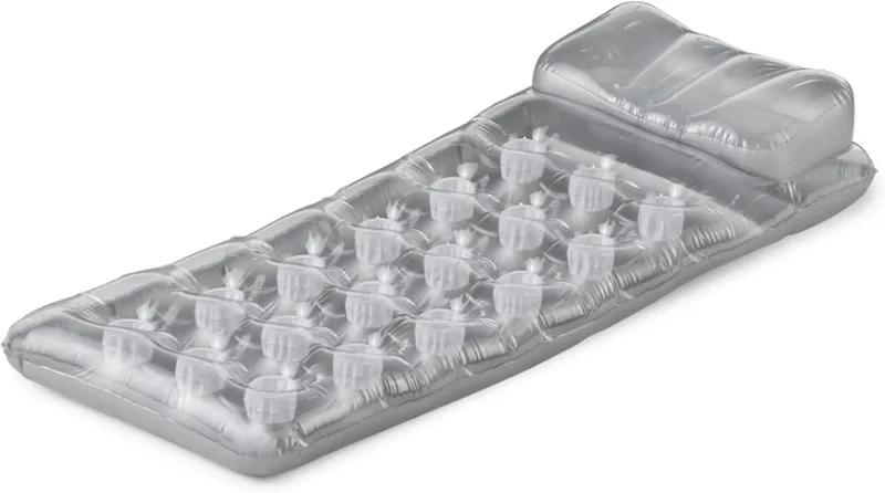 Intex ▫️ 58894EU - Colchão insuflável 18 Cups Silver + Almofada 188x71 cm