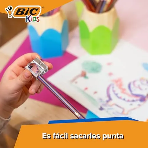 BIC Kids ▫️ Lápis de cor Evolution - Cores variadas, embalagem de 12 4