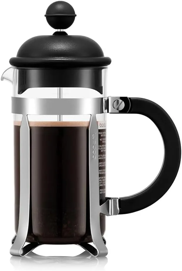 Bodum ▫️ 1913-01 - Máquina de café, 3 chávenas, 0,35 l, preto