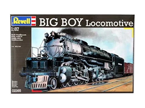 Revell ▫️ Maquete da locomotiva Big Boy, escala 1:87 (02165) 2