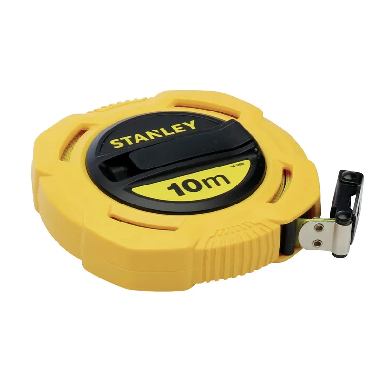 STANLEY ▫️ Flexometer, 10m x 12,7mm, precisão, alimentação manual, fita de fibra de vidro resistente, para projectos de construção e bricolage, 0-34-295