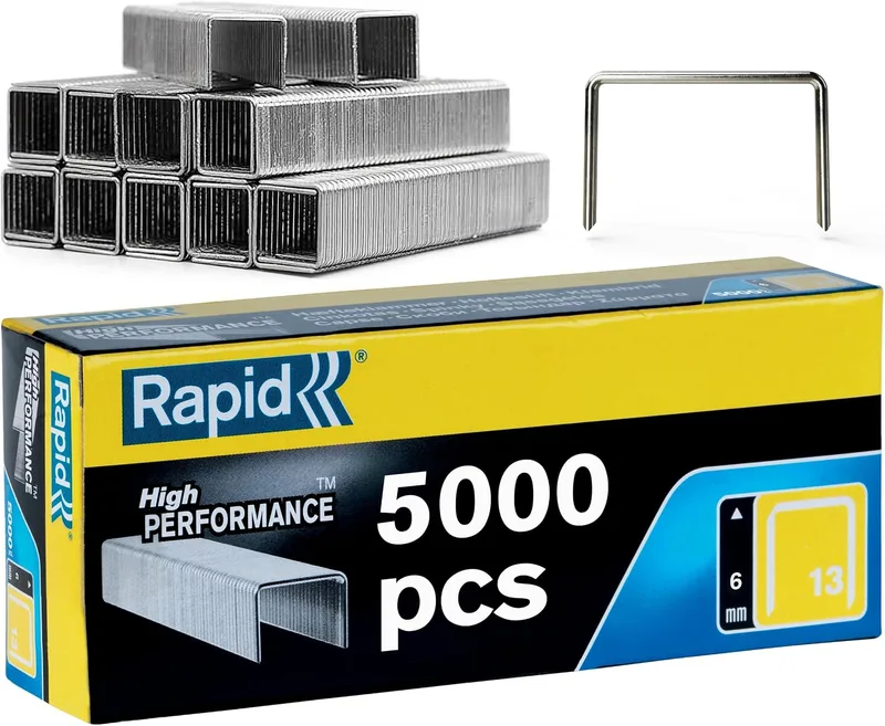 Rapid ▫️ 11830700 – Agrafos 13/6 galvanizados, 5000 unidades