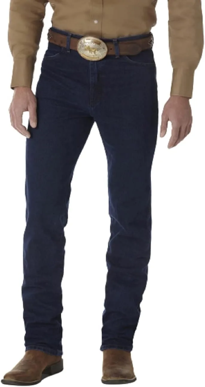Wrangler ▫️ Calças de ganga justas, estilo cowboy - Calças de ganga para homem