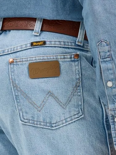 Wrangler ▫️ Calças de ganga Original Fit para homem 5