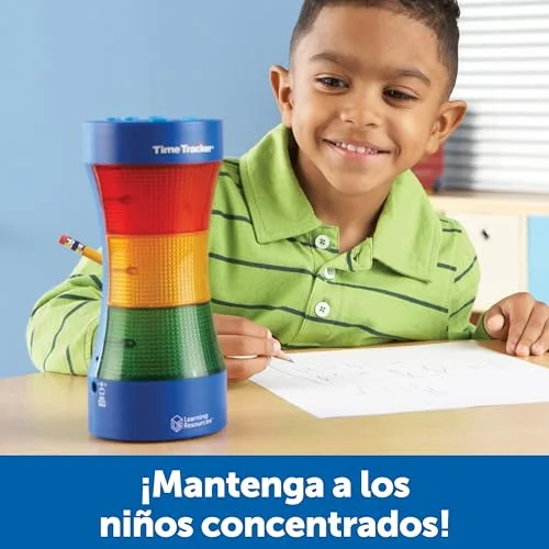 Learning Resources ▫️ Temporizador Visual Infantil – Time Tracker 2.0 com Luzes e Sons – Gestão de Rotinas e Tarefas – A partir dos 3 anos – para a sala de aula e para casa 2