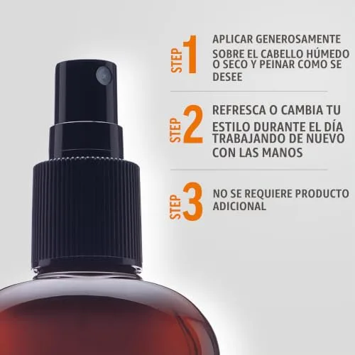 American Crew ▫️ Medium Hold Spray Gel, Gel para o cabelo masculino com fixação média, proporciona controlo e flexibilidade, protetor e hidratante capilar, para todos os tipos de cabelo, 250 ml 5