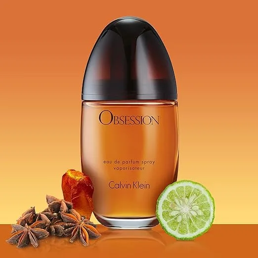 Calvin Klein ▫️ Obsession For Her Eau de Parfum | Perfume feminino com notas de tangerina, bergamota e vetiver | Intensidade elevada | 100 ml 2