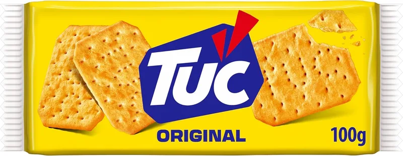 Tuc ▫️ Cracker Bolachas Crocantes Originais, 100g