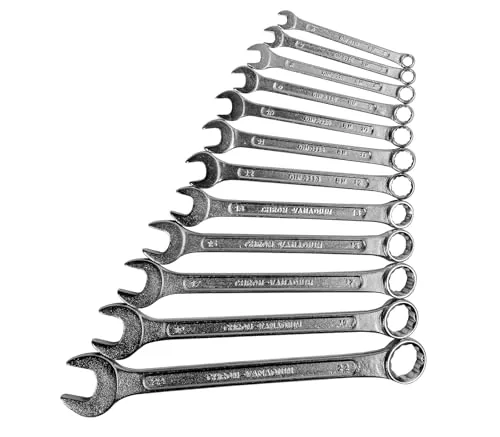 Mannesmann ▫️ M19652 Chaves combinadas, DIN 3113, aço CV, 6-22 mm, conjunto de 12 peças 4
