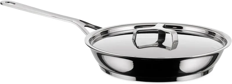 Alessi ▫️ Pots&Pans - Frigideira de aço inoxidável (24 cm)