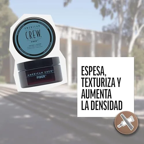 American Crew ▫️ Fiber, Cera para o cabelo masculino, fixação forte e flexível, modela e aumenta o brilho, para cabelo curto, modela e penteia o cabelo, 50 g 6
