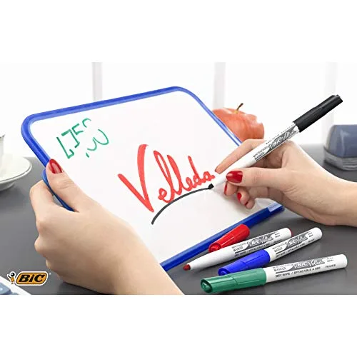 BIC ▫️ Velleda Quadro Branco de Dupla Face (44 x 55 cm) - Moldura Azul, Caixa com 1 unidade 2