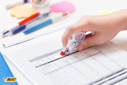 Tipp-Ex ▫️ Mini Pocket Mouse Fita Corretora - 6 m x 5 mm, caixa de 10 unidades, ideal para escritórios, multicolorida 5