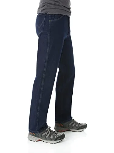 Wrangler ▫️ Calças de ganga para homem - Corte reto Authentic - Texas - Night Break 3