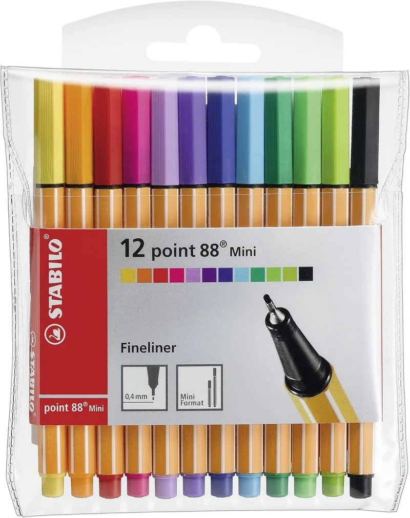 STABILO ▫️ marcador de ponta fina - Point 88 Mini