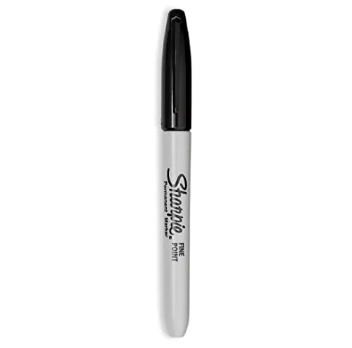 Sharpie ▫️ Marcadores permanentes | ponta fina | cor preta | caixa com 12 marcadores | material escolar ideal 4