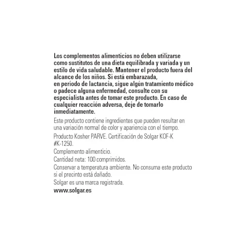 Solgar ▫️ Citrato de Cálcio/Magnésio | Absorção Avançada | 100 Comprimidos 3
