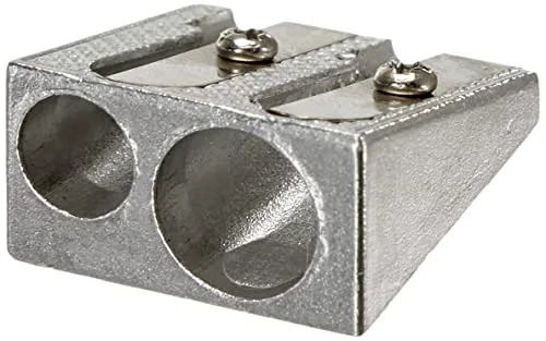 herlitz ▫️ Fancy - 1 afiador duplo de metal com dois orifícios para canetas 3