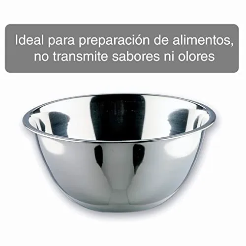 LACOR ▫️ 14019 - Tigela cónica Garinox - Aço inoxidável, 20 cm, Tigela para alimentos 6