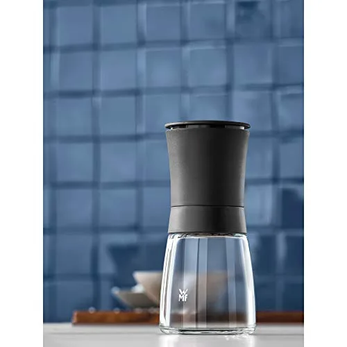 WMF ▫️ Trend - Moedor de especiarias em cerâmica de 14 cm, adequado para a máquina de lavar louça, vidro, tampa preta 2