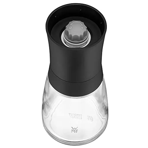 WMF ▫️ Trend - Moedor de especiarias em cerâmica de 14 cm, adequado para a máquina de lavar louça, vidro, tampa preta 3