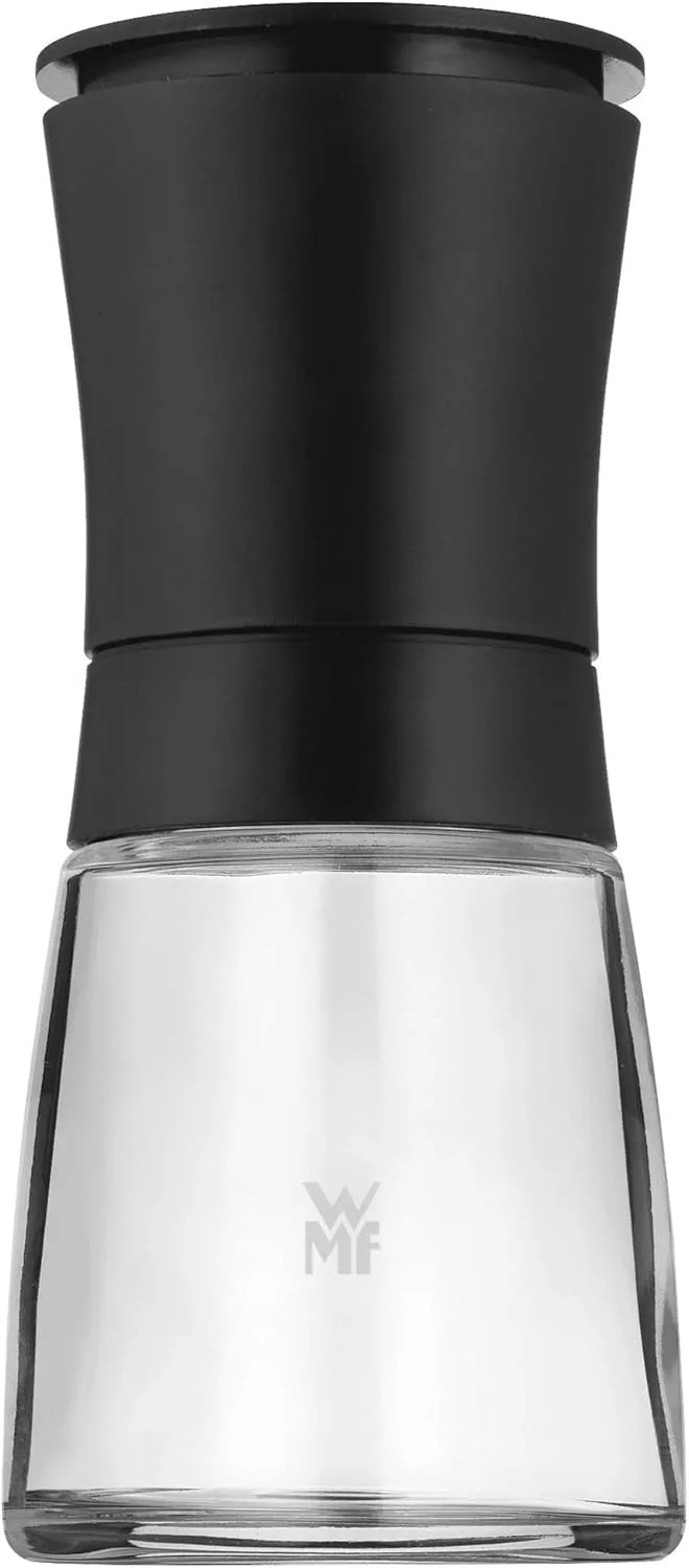 WMF ▫️ Trend - Moedor de especiarias em cerâmica de 14 cm, adequado para a máquina de lavar louça, vidro, tampa preta