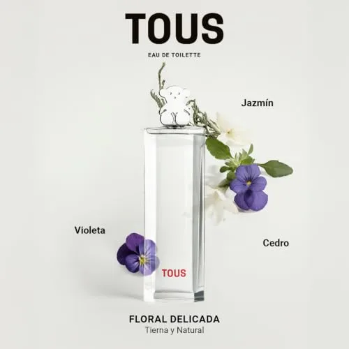 TOUS ▫️ Eau de Toilette 90 ml, uma eau de toilette fresca e floral para mulher 2