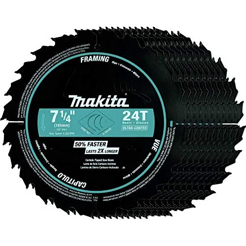 Makita ▫️ a-94530 – 10 7 – lâmina de corte de 1/4" com 24 dentes e revestimento ultra-resistente, embalagem de 10 unidades 4