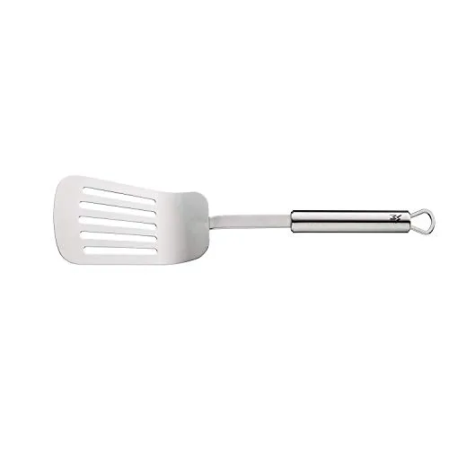 WMF ▫️ Profi Plus - Conjunto de cozinha de 6 peças, suporte para pendurar com 5 acessórios, concha, escumadeira, colher de molho, espátula, garfo para carne, aço inoxidável polido 3