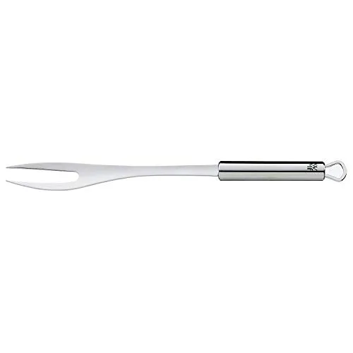 WMF ▫️ Profi Plus - Conjunto de cozinha de 6 peças, suporte para pendurar com 5 acessórios, concha, escumadeira, colher de molho, espátula, garfo para carne, aço inoxidável polido 4