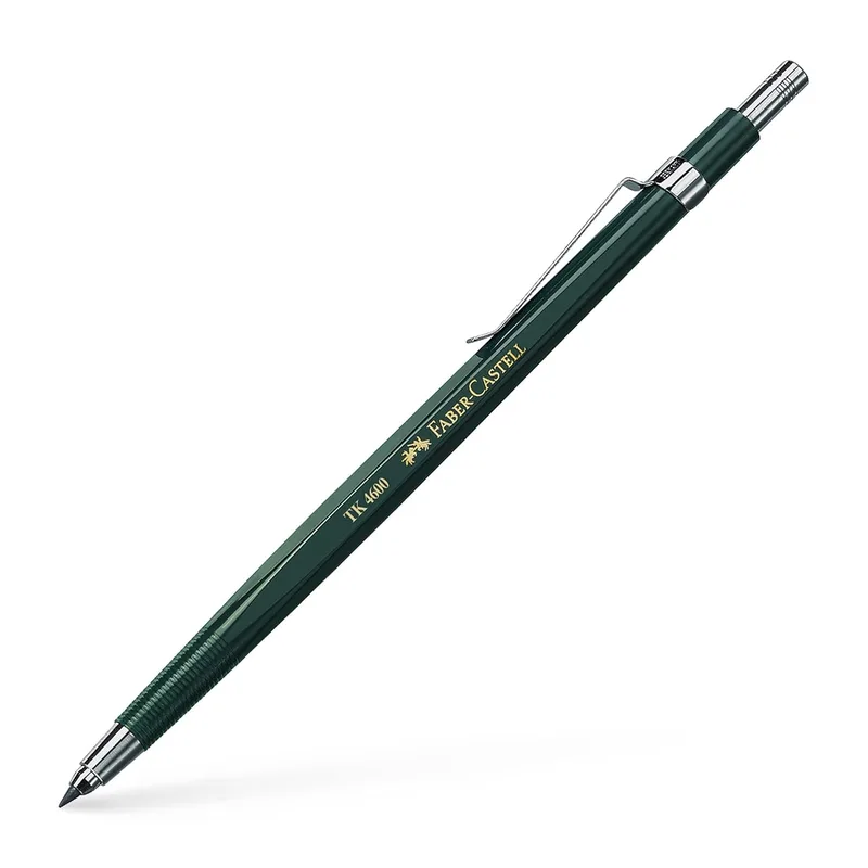 FABER-CASTELL - Lápis com mina recarregável TK 4600, mina de 2 mm, HB