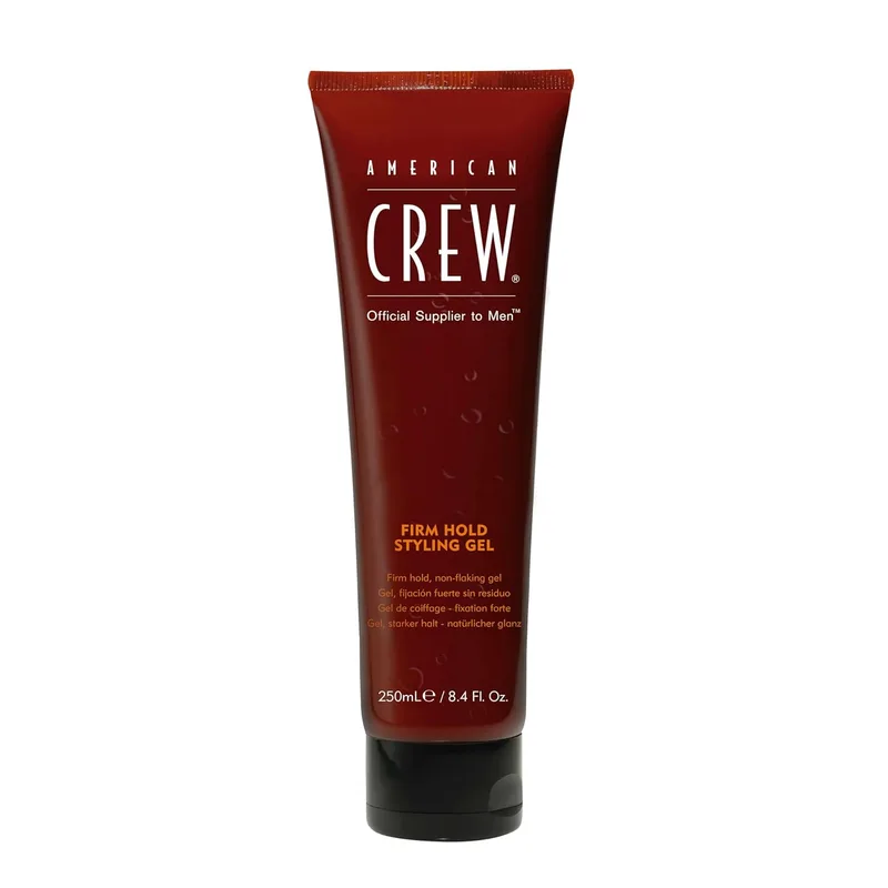 American Crew ▫️ Gel de Fixação Forte, Goma, Não Deixa Resíduos, 250 ml