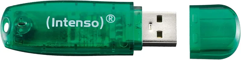 Intenso ▫️ 3502460 Pen USB 2.0 Rainbow 8 GB Verde