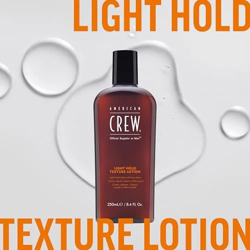 American Crew ▫️ Light Hold Texture Lotion, Loção de Fixação Leve e Brilho Natural, Creme de Controlo Suave que Proporciona Controlo ao Cabelo Fino, Proporciona um Cabelo Mais Denso e Moldável, 250 ml 7