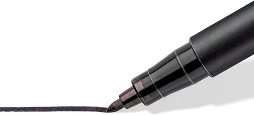 STAEDTLER ▫️ Lumocolor 31 Marcadores permanentes – preto, embalagem de 4, S/F/M/B 4