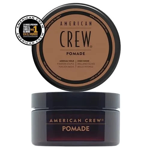 American Crew ▫️ Pomada, Cera para o cabelo masculino, Fixação elevada, Forte e duradoura, Confere definição e brilho, Acabamento flexível, Para cabelos de qualquer comprimento 2
