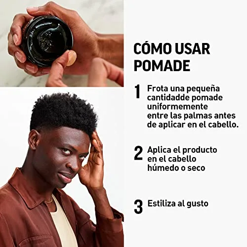 American Crew ▫️ Pomada, Cera para o cabelo masculino, Fixação elevada, Forte e duradoura, Confere definição e brilho, Acabamento flexível, Para cabelos de qualquer comprimento 6