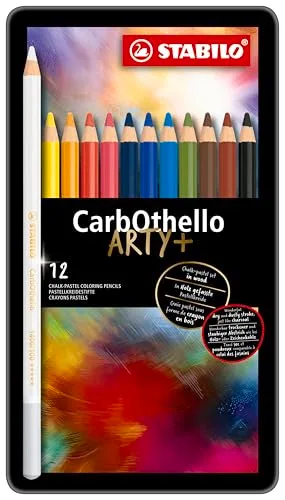 STABILO ▫️ Lápis de cor tipo giz pastel - CarbOthello 2