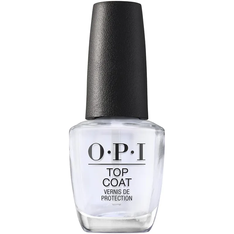 OPI Top Coat - Verniz de Unhas Top Coat - Evita que o verniz se descole - Acabamento brilhante - Cuidado e proteção das unhas (15 ml)