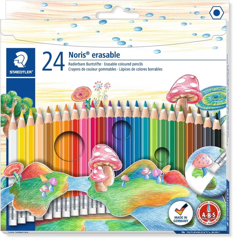 STAEDTLER ▫️ 14450NC24 - Lápis de cor (24 unidades), cores variadas
