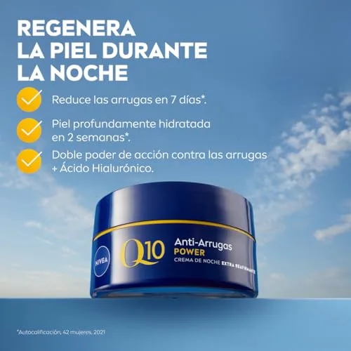 NIVEA ▫️ Q10 Creme de noite regenerador antirranhões, 50 ml 2
