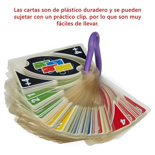 Mattel Games ▫️ UNO H2O to Go – Cartas resistentes à água – 2 a 10 jogadores – A partir dos 7 anos 3