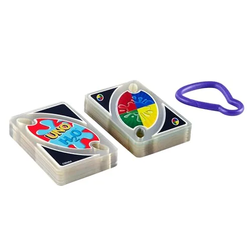 Mattel Games ▫️ UNO H2O to Go – Cartas resistentes à água – 2 a 10 jogadores – A partir dos 7 anos 6