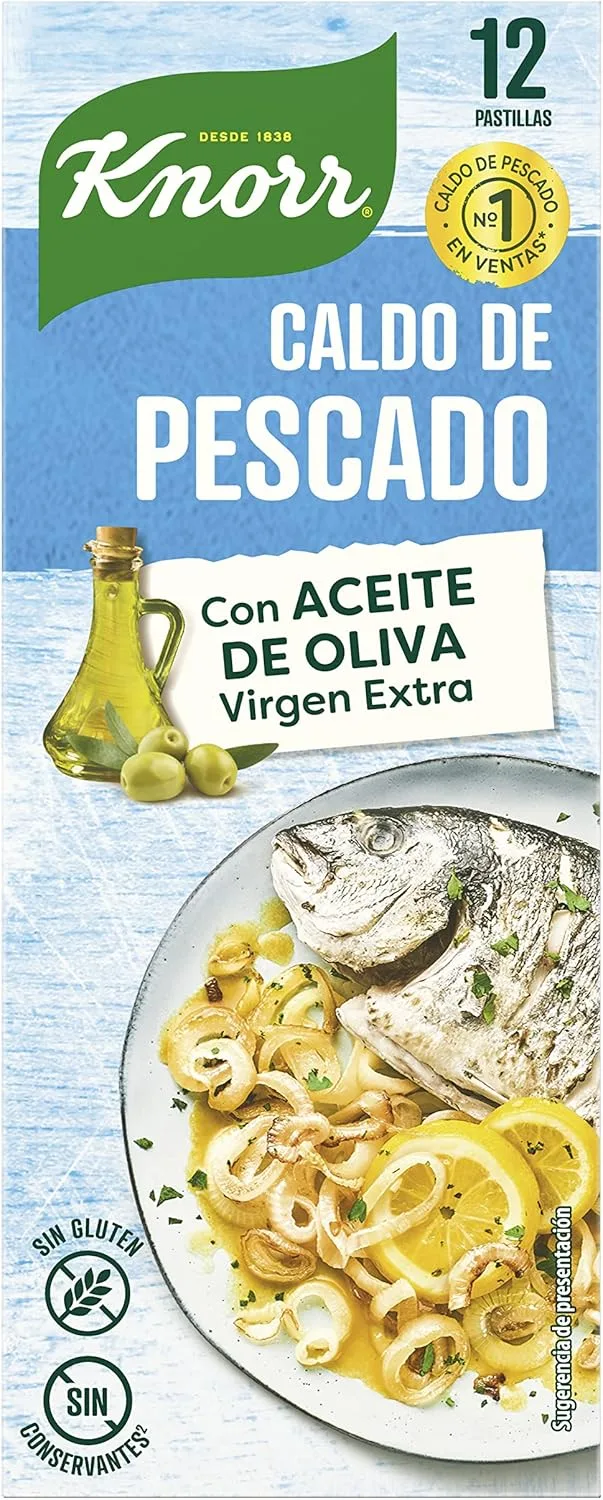 Knorr ▫️ Caldo de peixe 12 cubos