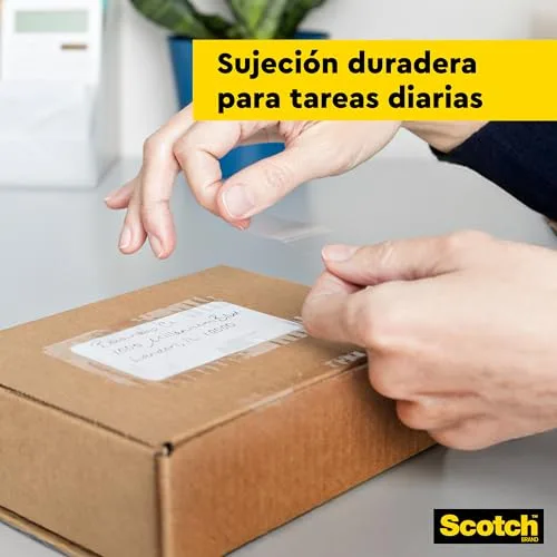 Scotch ▫️ Fita Adesiva Transparente - 8 rolos - 19 mm x 33 m - Fita adesiva de uso geral para a escola, a casa e o escritório 3