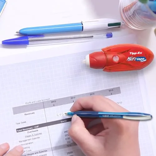 BIC ▫️ Tipp-Ex Micro Tape Twist - Fitas corretoras 8 m x 5 mm - cores sortidas, caixa de 10 unidades 5