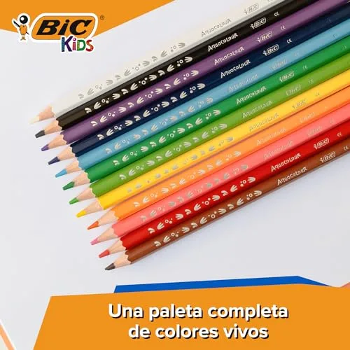 BIC Kids ▫️ Aquacouleur, Regresso às Aulas, Lápis de aguarela com efeito de pintura, Embalagem de 24 unidades 5
