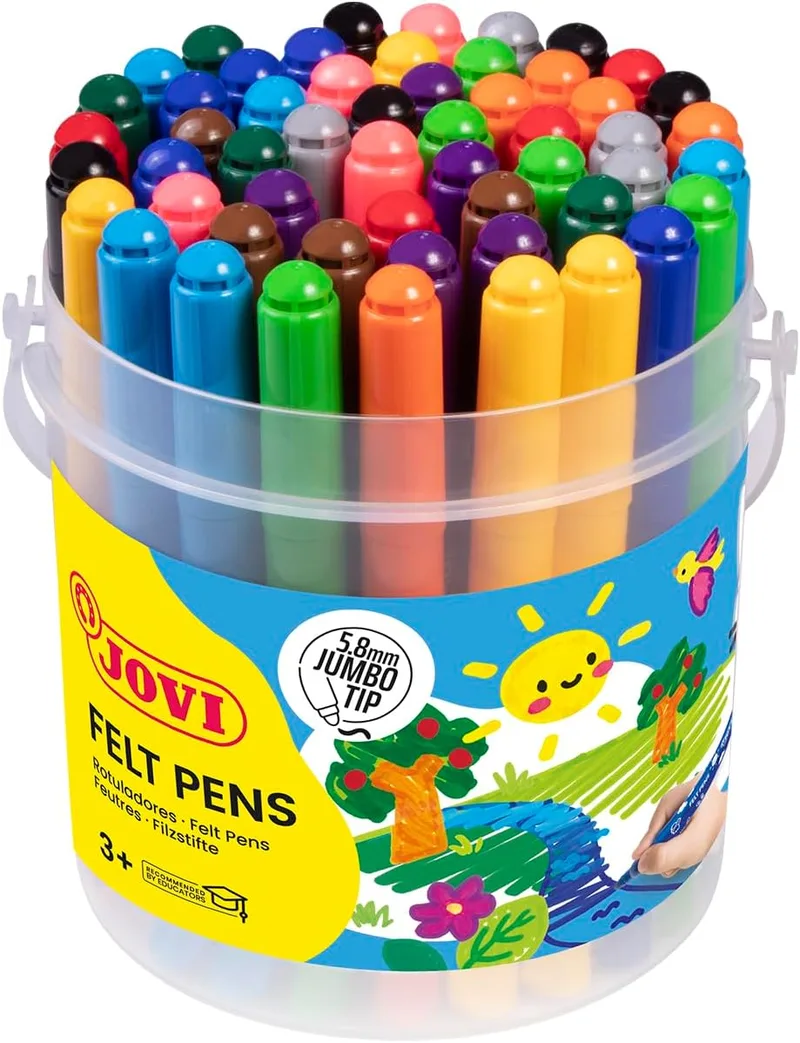 Jovi ▫️ 1748 - Canetas marcadoras, Multicor, 48 pcs.