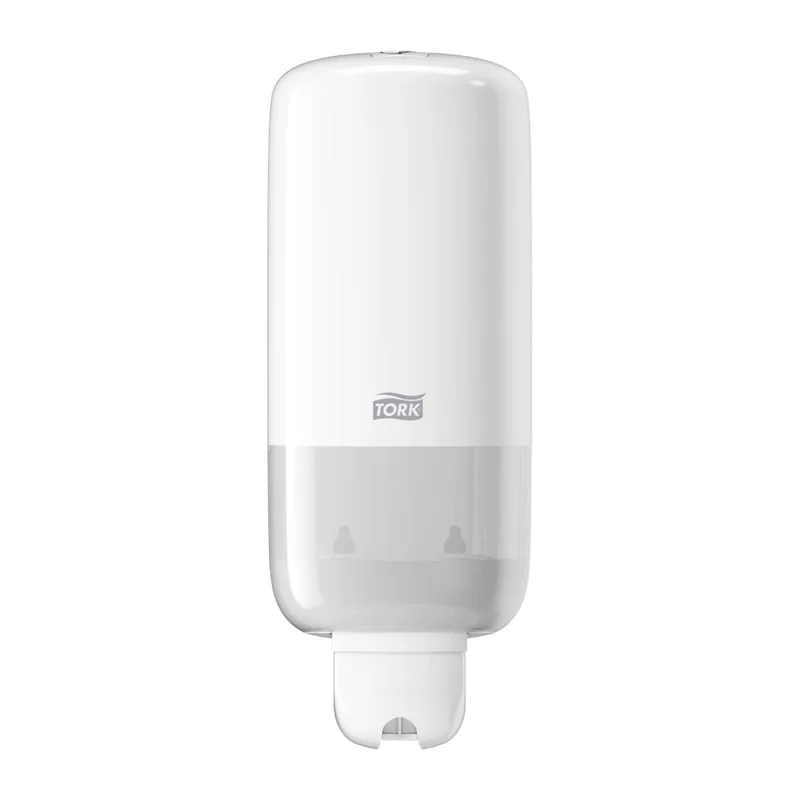 Tork ▫️ Dispensador manual para sabonete líquido, gel e spray, branco, sistema de distribuição económico e higiénico S1/S11, 560000